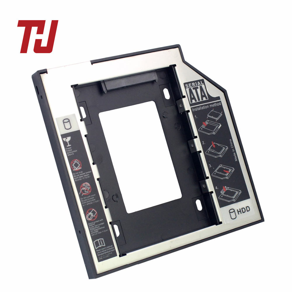 Interfaz SATA3 de 9,5mm soporte de disco duro de 2,5 pulgadas adaptador SSD Optibay HDD Caddy carcasa de CD-ROM DVD carcasa adaptadora para ordenador portátil PC