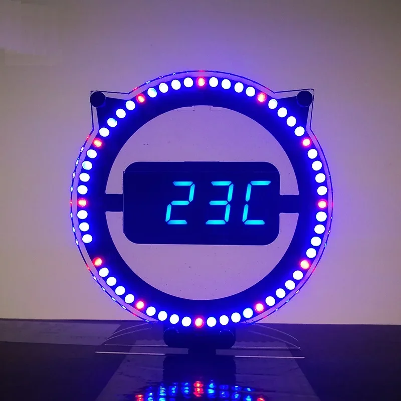 LED Fun Wecker DIY Elektronisches Lötset Digitales LED-Anzeigemodul ohne Autos