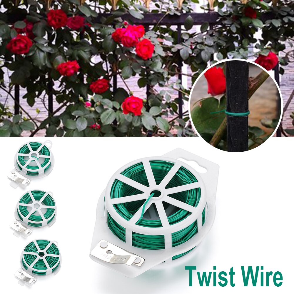 Tuinbinder plastic draad bindlijn klimplanten kabel bloem komkommer druif rotan houder