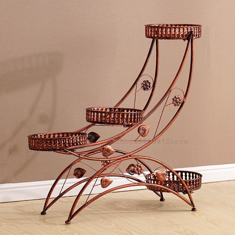 Europäischen multi-schicht beltless schmiedeeisen blume Regal Gestell Montage ecke wohnzimmer balkon einfache garten Bonsai rahmen: VIP 1