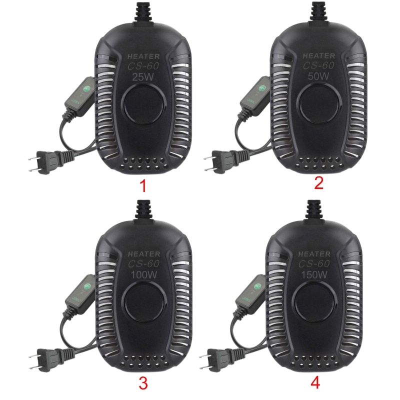 Aquarium Heater Fish Tank Submersible Heater with LED Temperature Display 25W/50W/100W/150W Aquarium Temperature Control