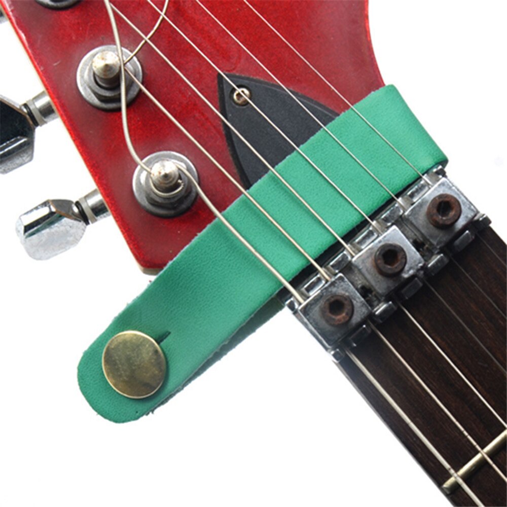 Black Leather Guitar Strap Holder Button Safe Lock for Acoustic Electric Classic Guitar Bass Accessories Guitar Neck Strap