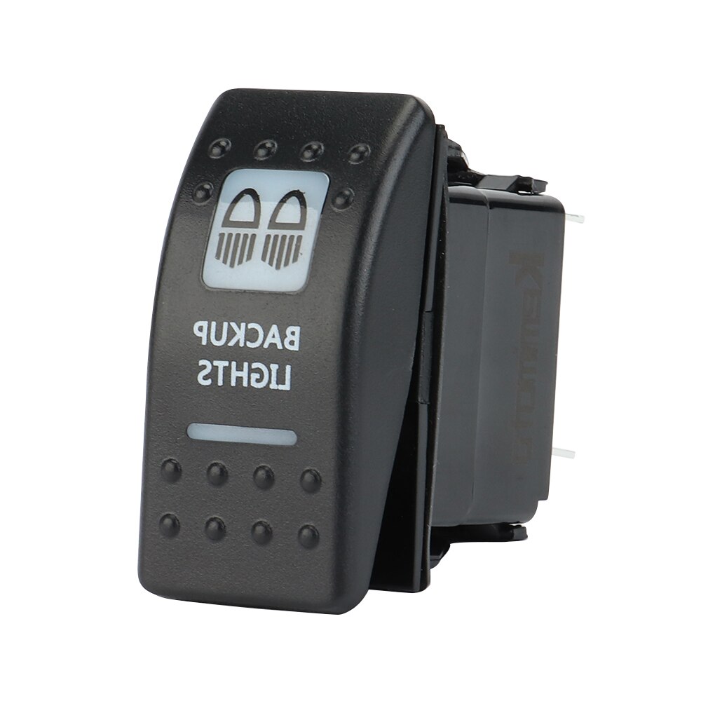 Music Rocker Switch Illuminated LED Light Bar For Can Am Maverick Commander for Yamaha For Polaris Ranger: Red