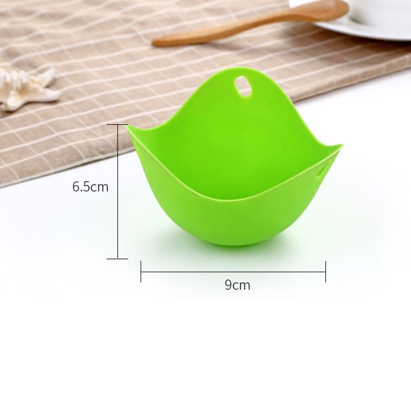 1 Uds. Huevera de silicona de gran , recipiente para cocinar, cocina, utensilios de cocina, cazuela para hornear escalfada 8