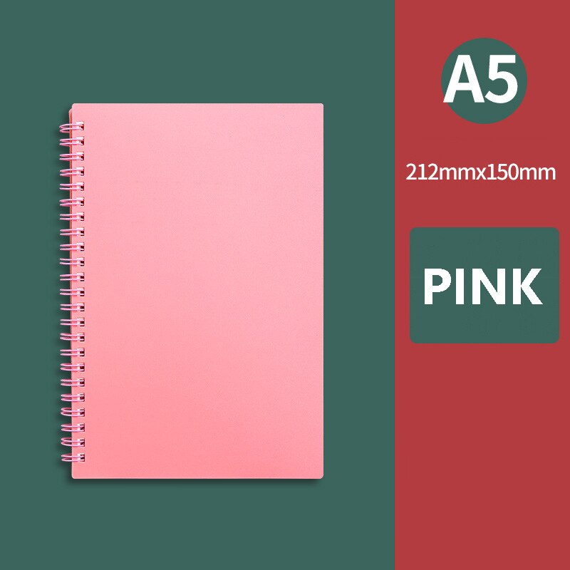 Morandi Coil Spiral A5 Diary Notebook Grid Paper Daily Weekly Planner Agenda Organizer Notepad School Office Supplies Stationery: 11-Lined