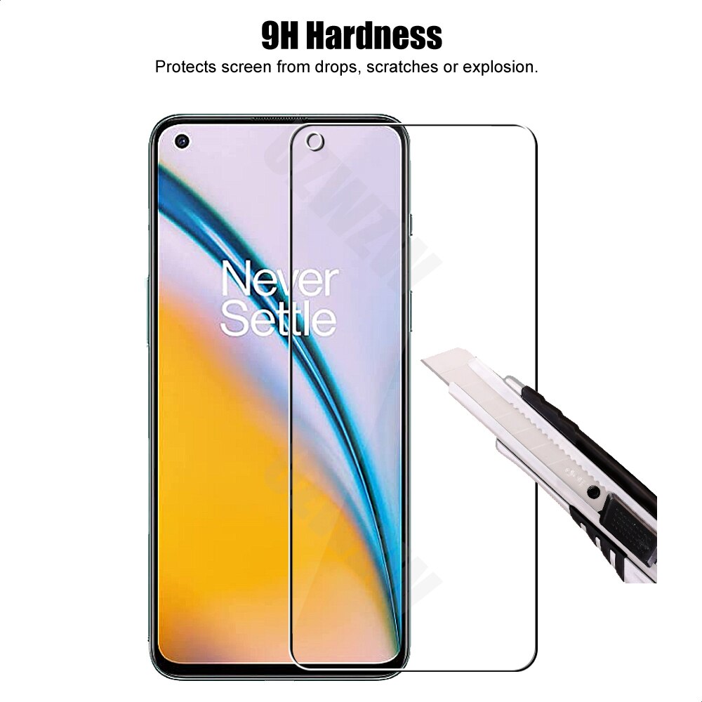 Voor Oneplus Nord 2 5G Premium Gehard Glas Screen Protector Beschermende Film Hd Clear Beschermen Guard