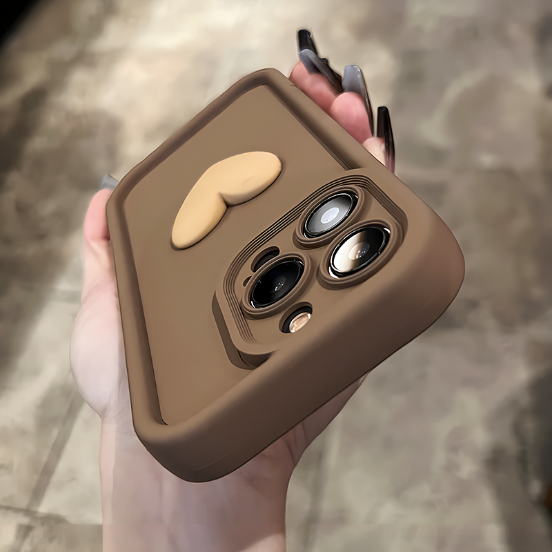 Coque de téléphone antichoc en silicone souple Love Coussins, coque arrière pour coque iPhone 16, 15, 14, 13, 12, 11 Pro Max, 14, 15 Plus, accessoires