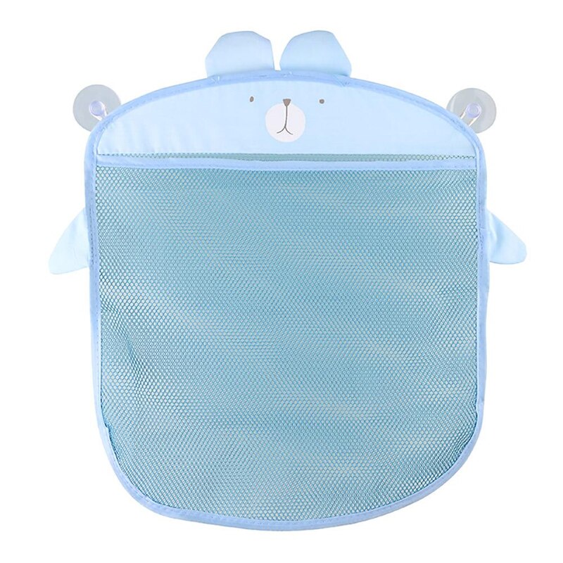 Baby Bathroom Bath Toys Organizer Storage Bag Basket Net Bathing Pool Interactive Toy Water Shower Set For Kids Children: Blue