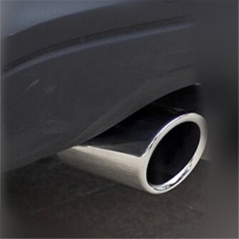 Bil-styling rustfrit stål udstødning hale bageste lyddæmper rør dæksel til bmw  e90 e91 e92 e93 f30 f31 f34 f35 f32