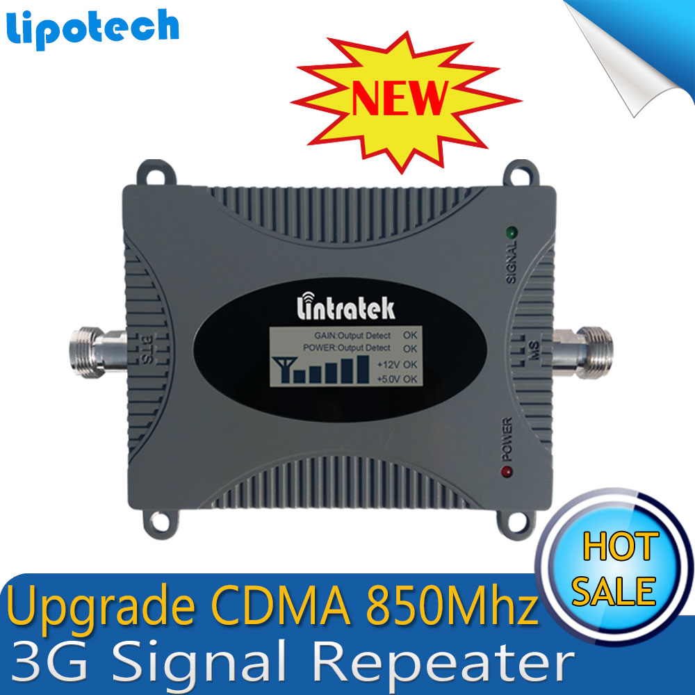 Lintratek CDMA UMTS 850 mhz 3G Repetidor Sinal Celular 3G 850 MHz (Band 5) handy Signal Booster 3G Verstärker