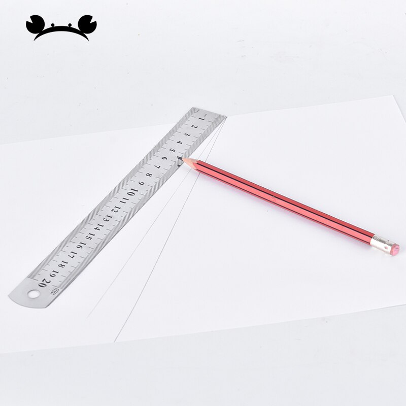 Narzędzie do Modelarstwa Linijka Dwustronna Stal Nierdzewna - 15cm, 20cm, 30cm - Precyzyjne Narzędzie do Znakowania