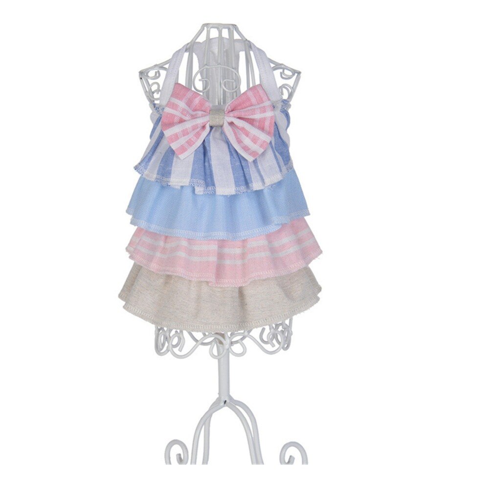 H91 Cute Spring Summer Dog Dress Clothes Puppy Dog Cats Princess Cake Skirt Dresses For Small Dogs product supplies