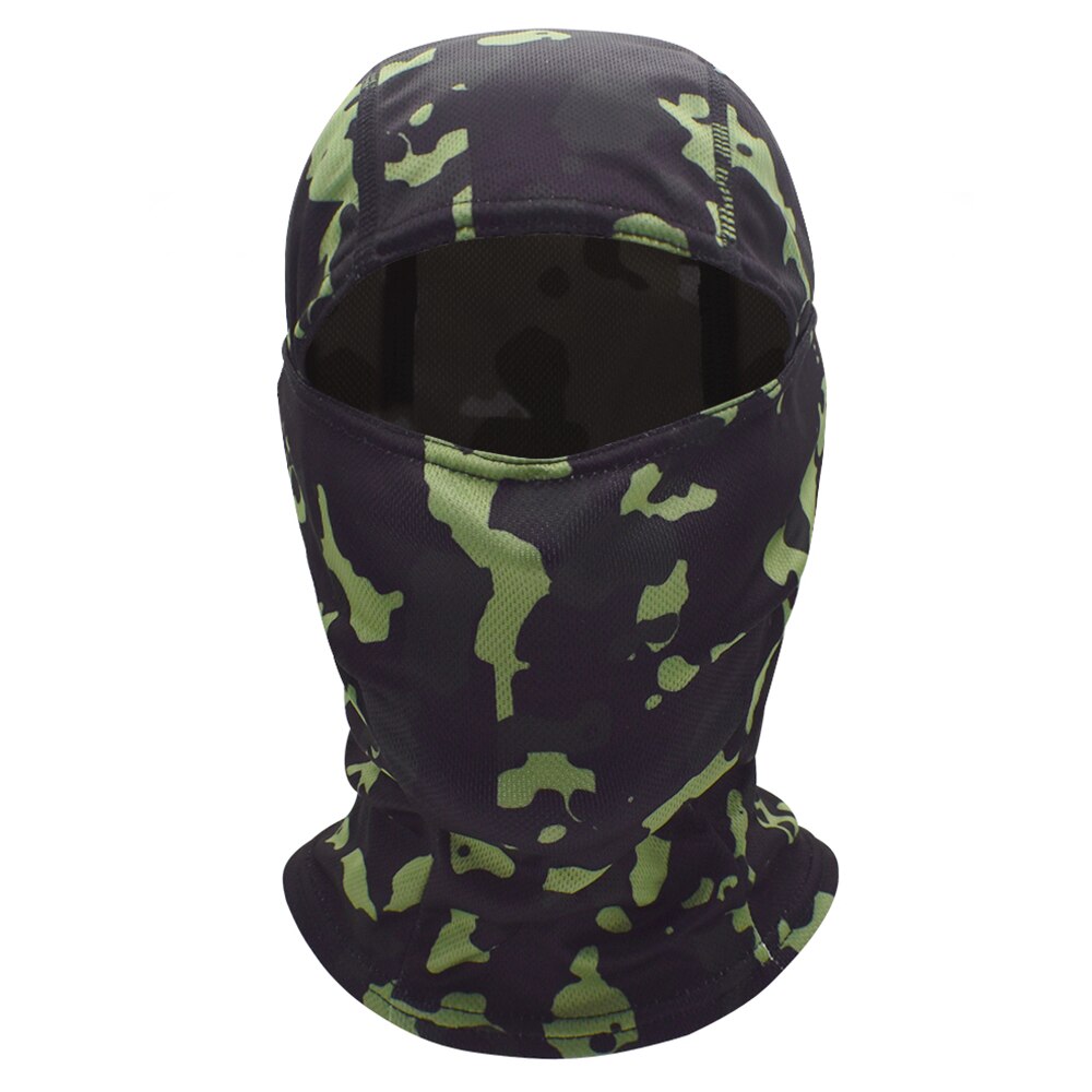 Lixada 1/3PCS Volle Gesicht Maske Winddicht Balaclava Haube Im Freien Sport Radfahren Motorrad Helm Liner Headwear: green