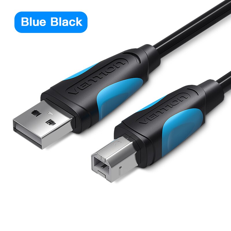 Vention usb 2.0 print kabel usb 2.0 type a han til b han synkronisering data scanner usb printer kabel 1m 2m til hp canon epson printer: 3m