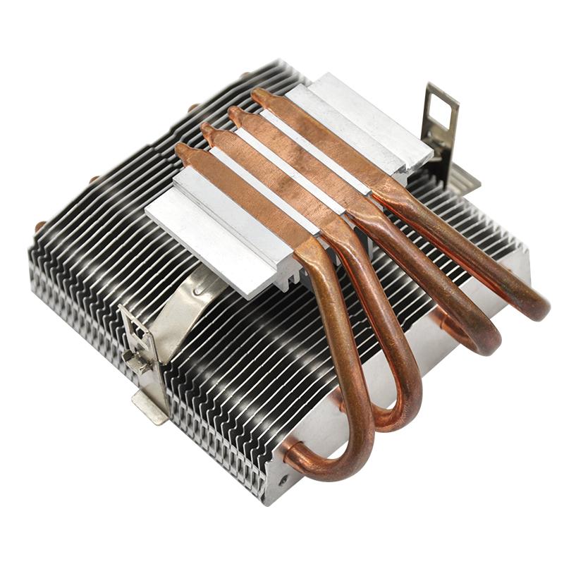 4 miedziane rury wentylatory chłodnica procesora LED wentylator chłodzący CPU PWM cicha chłodnica procesora 3Pin PC CPU chłodzenie chłodnicy dla LGA775/1151/1150/1155