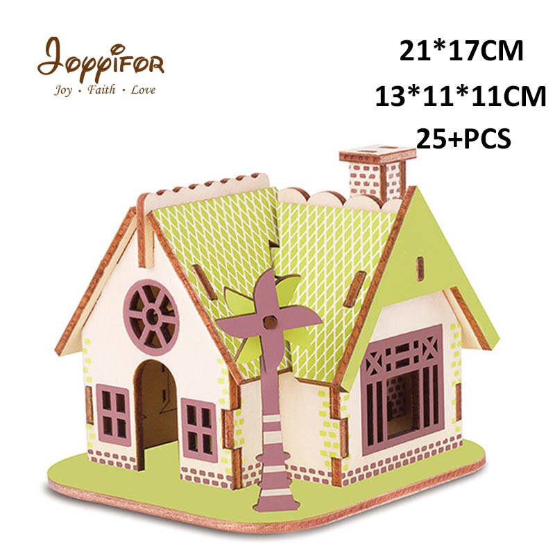 Interessante 3D patch casa giardino apple orchard personalità cottage educativi per bambini regali