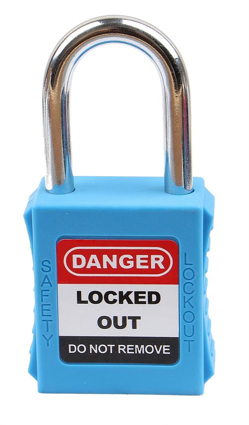 2pc Loto 38mm Color Different Security Lock Safety Padlock: KD NT-A38S Blue