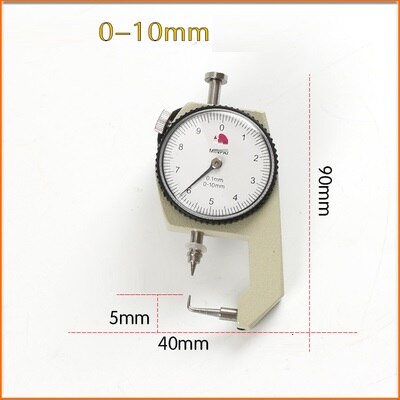 0-30 MM 0.1 MM précision épaisseur jauge calibrateur épaisseur mètre cadran testeur outil de mesure