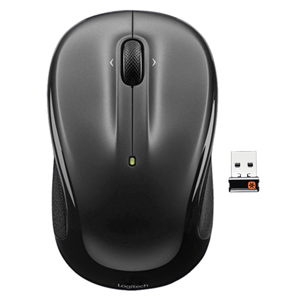 Logitech M325 3 Knoppen Usb Draadloze Muis Voor Laptop Kantoor Computer 1000Dpi 2.4Ghz Unifying-ontvanger Ergonomische Optische Muizen: Black