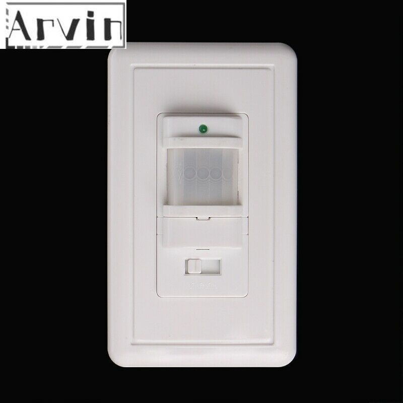 Smart Pir Motion Sensor Switch Ac 85V - 230V Verzonken Infrarood Auto Control On/Off Wall Switch menselijk Lichaam Inductie Detector