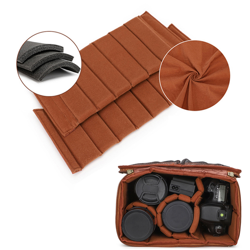 Separadores acolchados portátiles para cámara, reemplazo de bolsa, mochila para fotos, mochila, compartimentos para cámaras