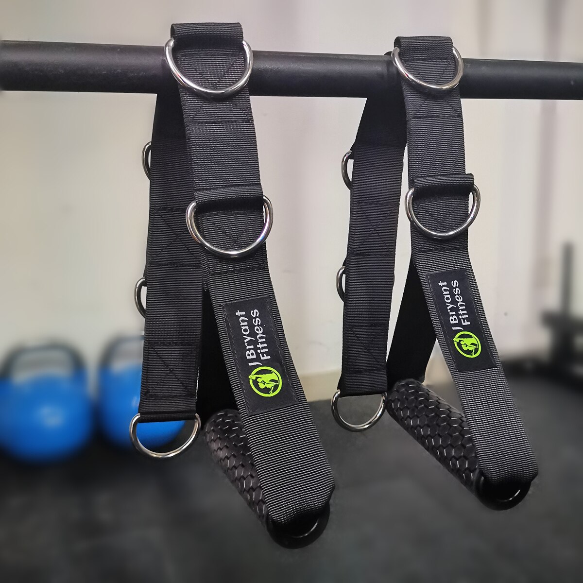 Einstellbare Fitnessstudio Griff mit 5 D-Ringe für Kabel Maschine Hebe Ziehen trainieren Anti-Unterhose SteigbüGel Griff Trizeps Bar Zubehör