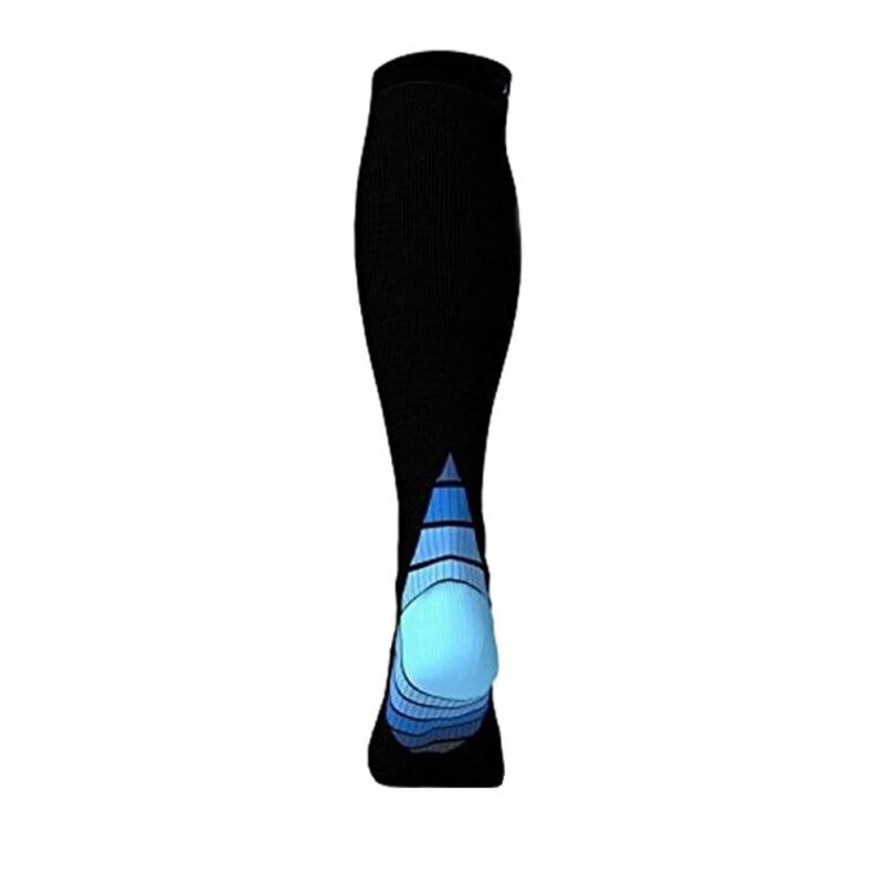 Hommes respirant Compression SocksKnee bas chaussettes de Compression hommes femmes adulte Anti Fatigue longues chaussettes