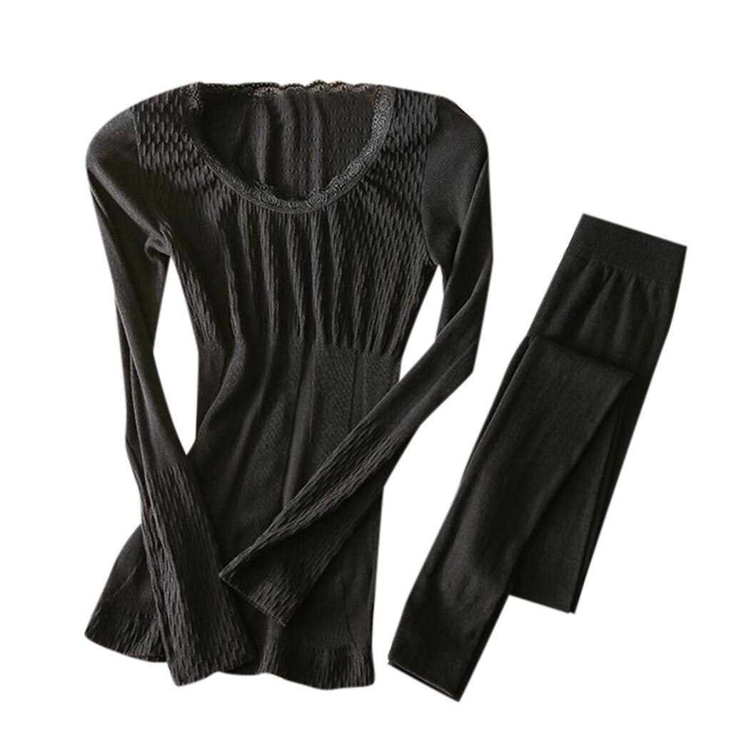 Women Winter Thermal Underwear Set Warm Skiing Underwear Set Women Warm Long Johns Quick Dry Ski Jacket and Pants#3