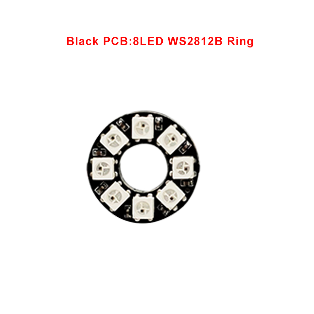 Dc 5V Led Ring Ronde Module 8/16/24/35/45 Pixel Individueel Adresseerbare Ws2812 Rgbic Cirkel Strip Licht Diy Smd5050 Full Color: Emitting Color5