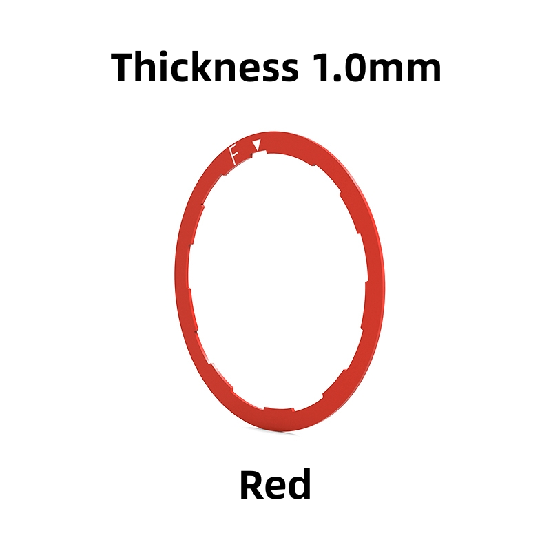 Bike Cassette Gasket Freehub Body freewheel Washer Freewheel Spacers Bicycle Hub Washer For Adjusting Bike Flywheel washer: green
