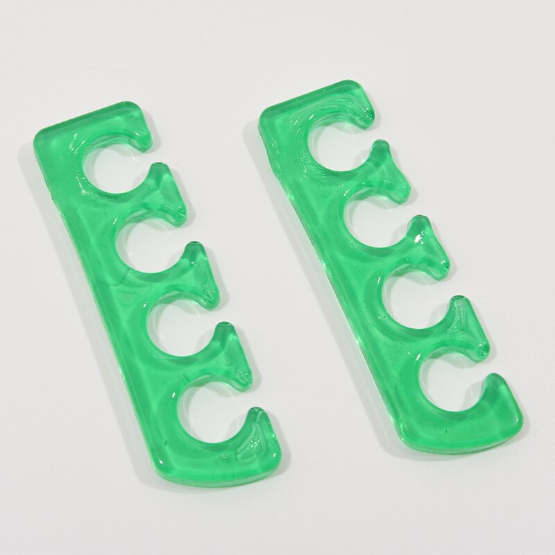 2 sztuk/partia palec u nogi separatory elastyczne miękkiego silikonu palec/palec u nogi przekładki 1 para paznokci polski Pedicure narzędzia miękkie palec u nogi separator 5 kolory: 5