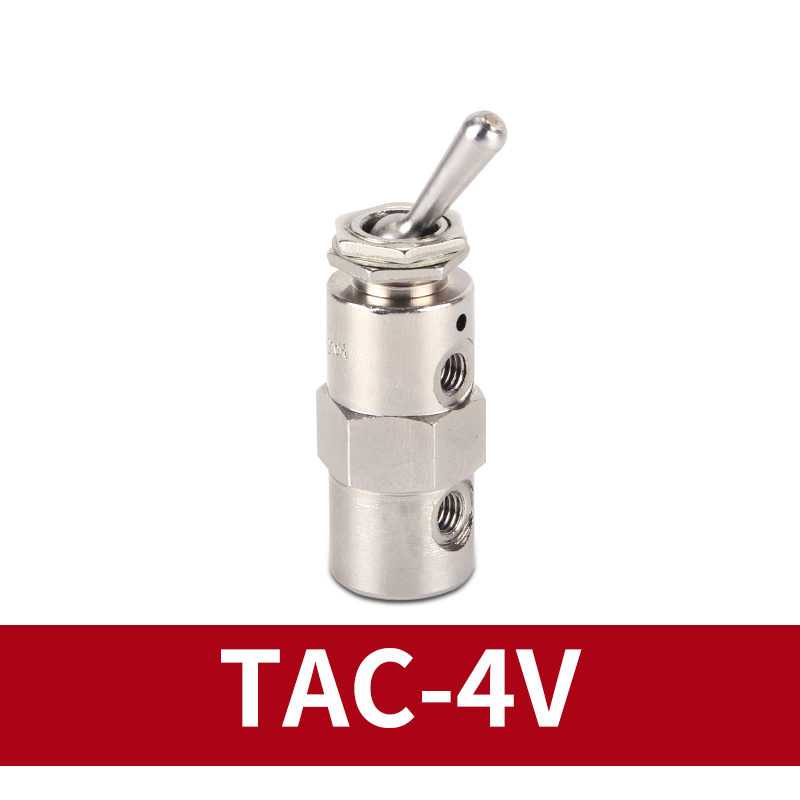 Luft pneumatisk mekanisk ventil vippeknap tac 2-41v 31v 41p 31p 41pp tac -4v 4p 3p 3v tv -3s: Hvid