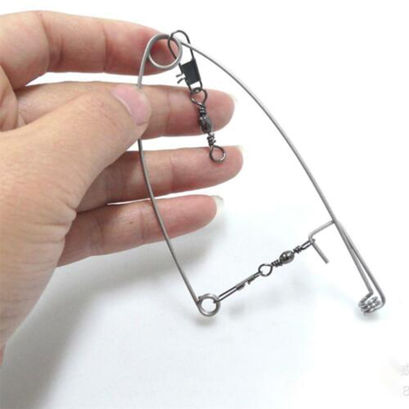 5Pcs Smart Kingfisher Stainless Steel Hook Trigger Spring Fishing Hook Setter Bait Bite Triggers theHookCatch Fish Automatically