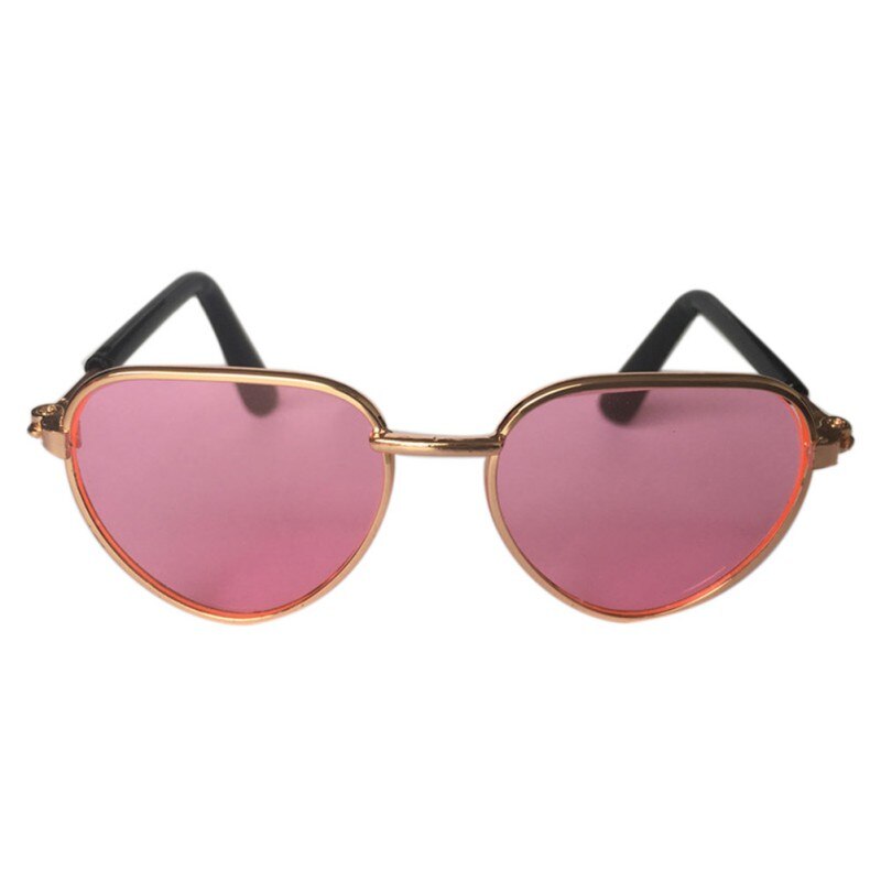 Gafas de sol clásicas con personalidad para perro y gato, lentes de sol con forma de corazón, reflectantes, para perros pequeños: 9