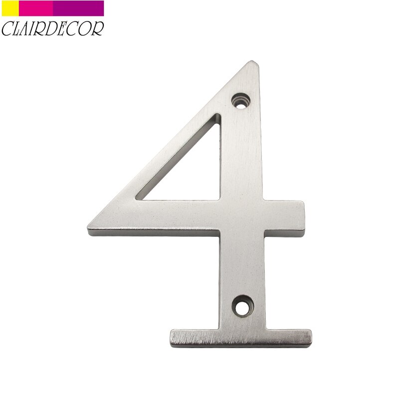 3D Floating House Number – 4 Inch Black Zinc Alloy – Letter B – Modern Address Plaque For Home, Mailbox, Or Office