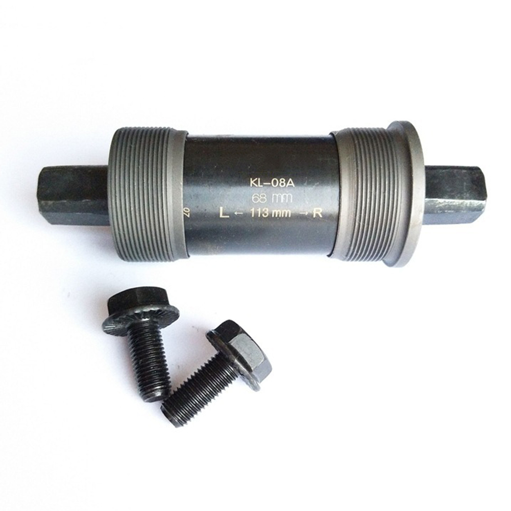 Legering Racefiets Stalen Taper Trapas 68 Mm Meerdere Size Glas + Pc + Matte Mountainbike Beroep Tool S20: 113mm