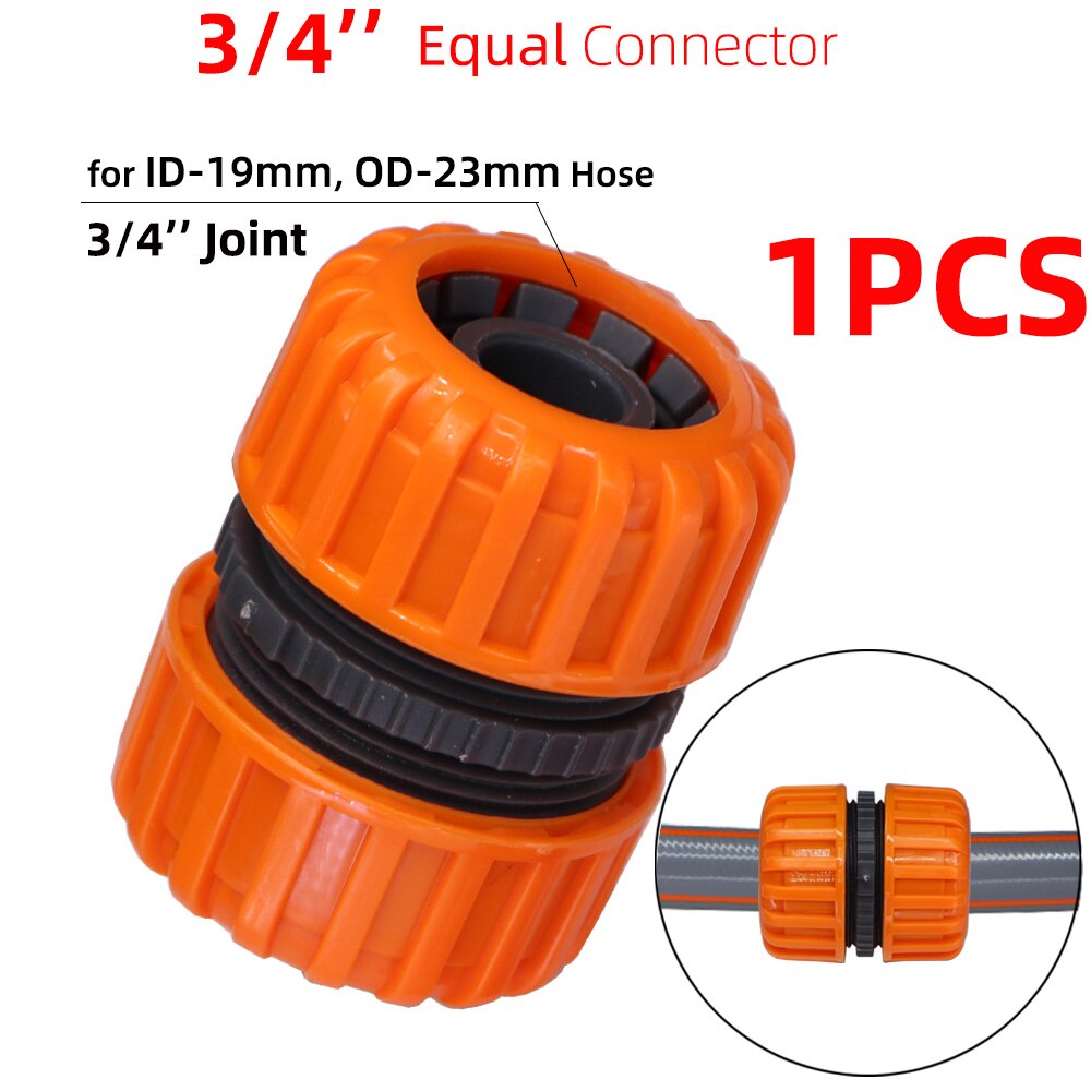 Garden Hose Quick Connector 1/2'' 3/4'' 1'' 1.2'' Repair Leaky Water Pipe Tool Fitting Adapter Watering Irrigation Tubing Joint: Mx1pcs