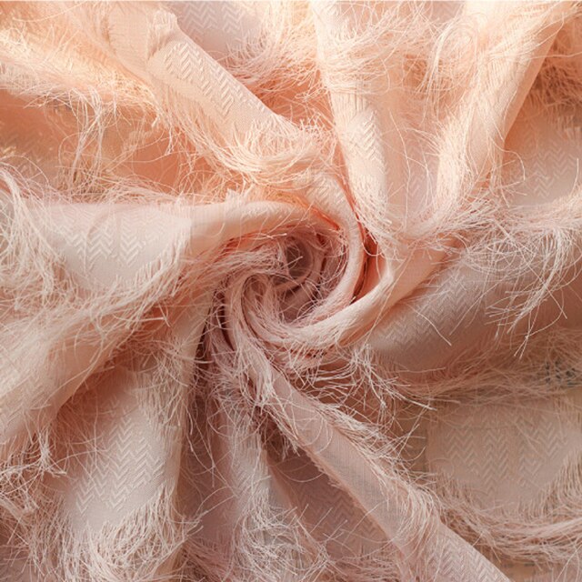 tissu Jacquard en mousseline de soie à fleurs, étoffe à carreaux en Polyester tissé teint pour robe printemps et été, vêtements au mètre