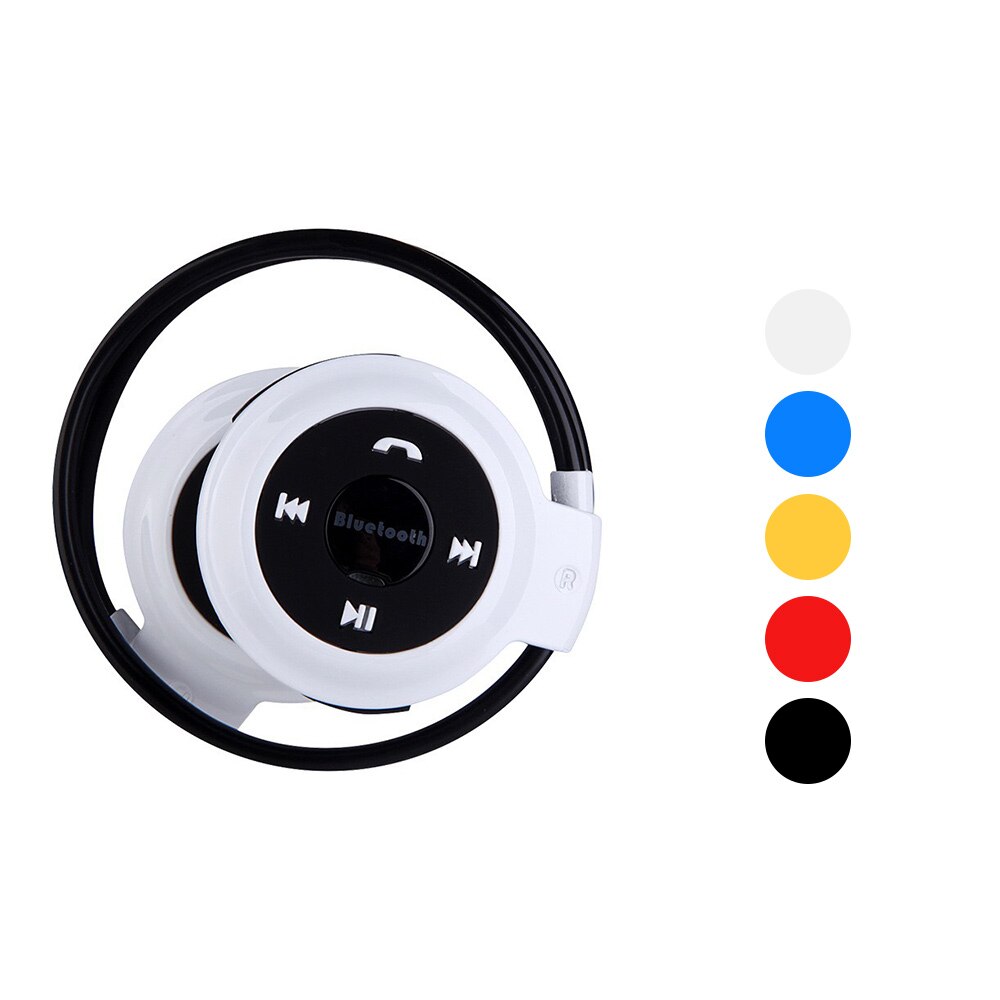 Sport sans fil Bluetooth casque stéréo écouteurs Mp3 lecteur de musique casque écouteur Micro SD carte fente FM Radio Micro