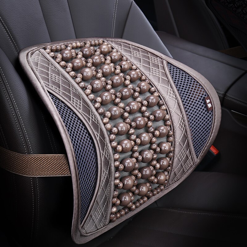 Universal- Holz Auto Zurück Unterstützung Stuhl Massage Lenden Unterstützung Taille Kissen Gittergewebe Lüften Kissen Pad Für Auto Sekretariat Heimat: E