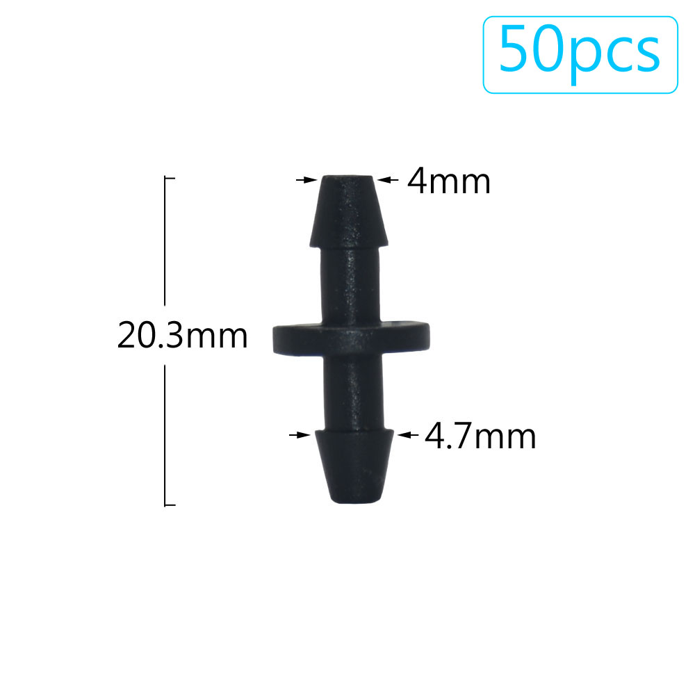 Trädgårdsslangkopplingar 3/5 slang t 1/4 4/7mm 1/8: Mörkgrå
