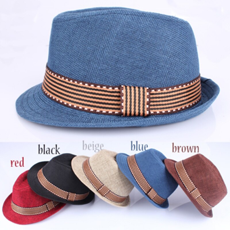 Boys Girls Children Fedoras Solid Sun Hats and Caps Child Caps British Jazz Noble Temperament Style For Age 2-6