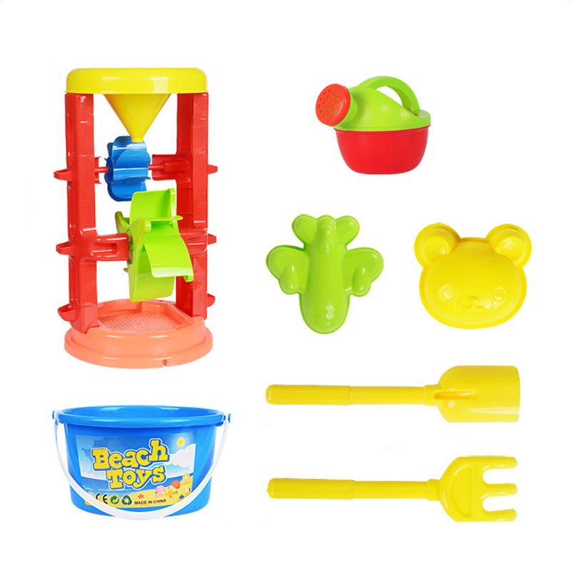 Giocattoli da spiaggia per I Bambini 4-9pcs Del Bambino Spiaggia Gioco Giocattolo Per Bambini Sandbox Set Kit Giocattoli di Estate per la Spiaggia gioco di Sabbia Sabbia Acqua Gioco Carrello: H