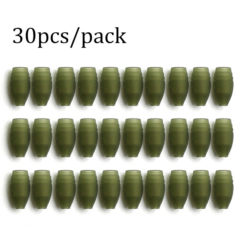 30Pcs Pole Elastische Connectors, Maat L S Karper Grof Wedstrijd Methode Feeder Visgerei Tool: Default Title