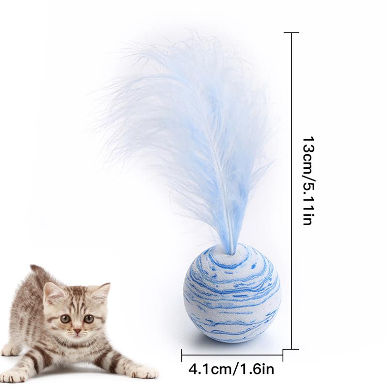 1 pièces chat jouet étoile balle Interactive chaton Teaser jouer à mâcher gratter attraper fournitures balle formation fournitures pour animaux de compagnie
