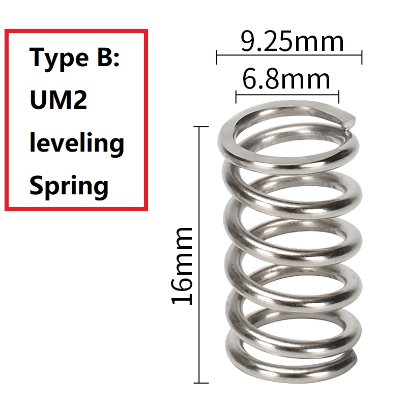 20 stks Veren Voor 3D printer CR10 Reprap Ender 3 Anet A8 voor Heatbed nivellering Extrusie 3D printer onderdelen: WHITE