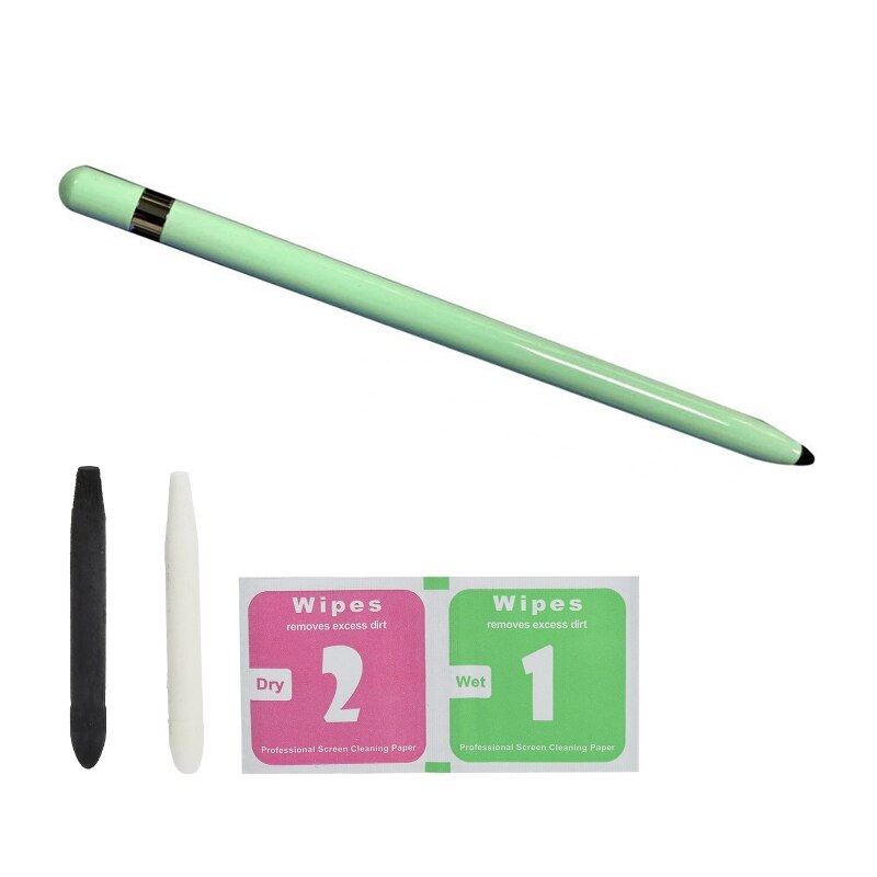 Tablet Capacitive Pen Mobile Phone Stylus Learning Pad for Androids Pads Screen T84D: Green