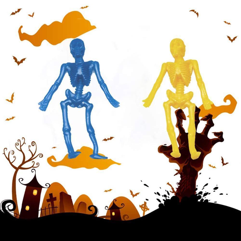 Fidget Speelgoed Schedel Frame Nostalgische Kinderen Leuk Stress Plastic Kleverige Opluchting Zachte Telescopische Squeeze Speelgoed Speelgoed