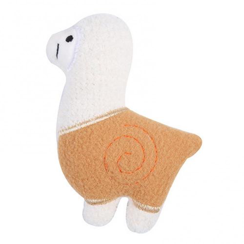 Jouet interactif en forme d&#39;alpaga Panda pour chat, accessoire pour animaux de compagnie: Brown