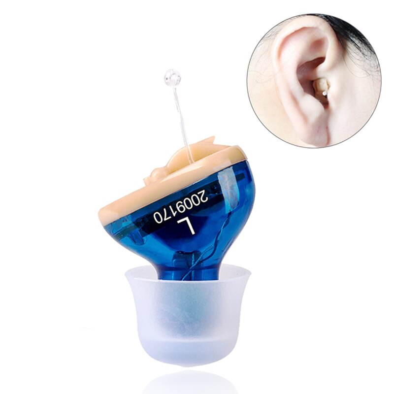 Hearing aids for deafness mini elderly sound amplifier in ear Micro Hearing Aid for Seniors Invisible Adjustable Wireless with